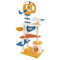70 Inch Tall Aviation-Themed Cat Tree Tower with Helicopter Top Perch Ideal for Indoor Cats